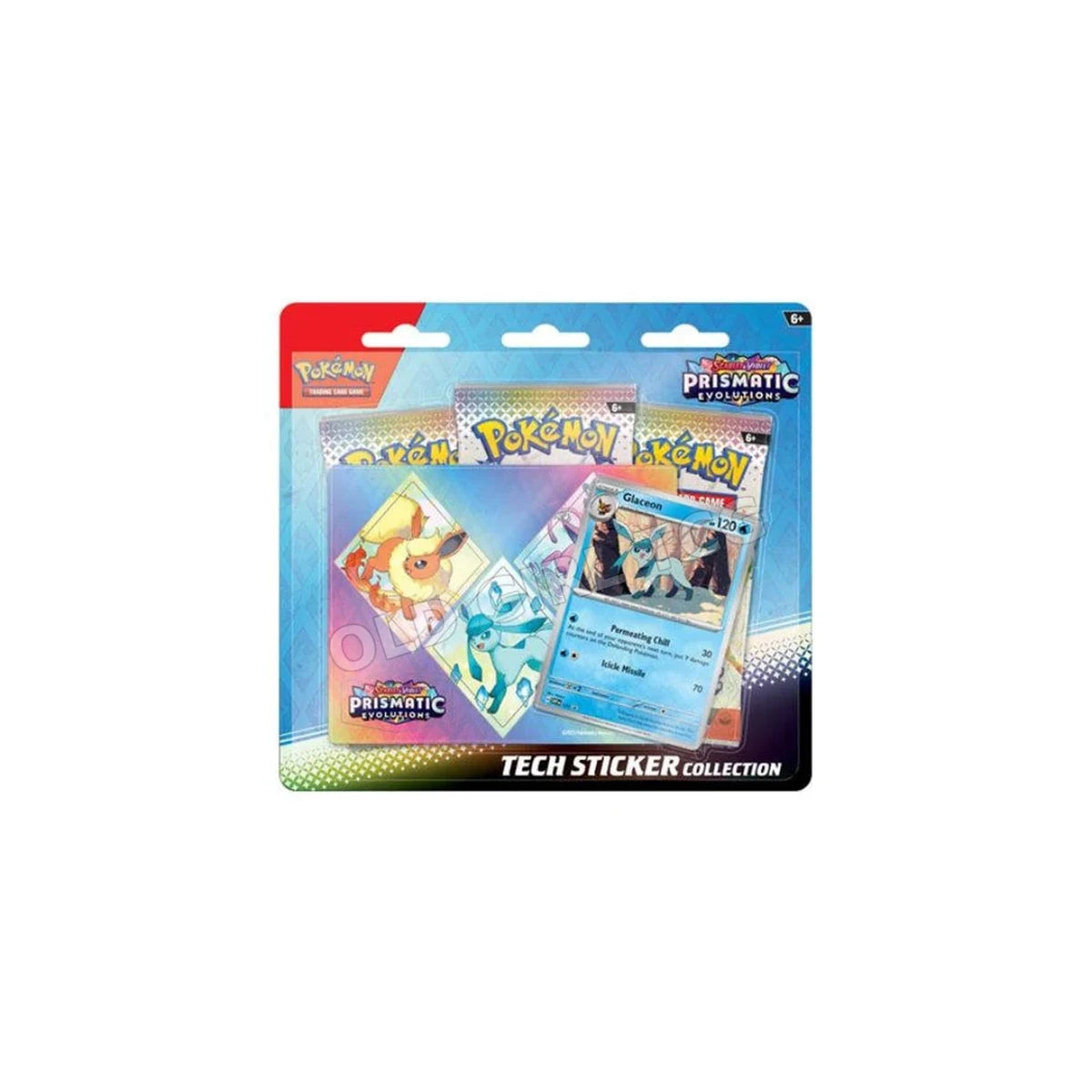 Prismatic Evolutions Scarlet & Violet - Tech Sticker Collection Glaceon