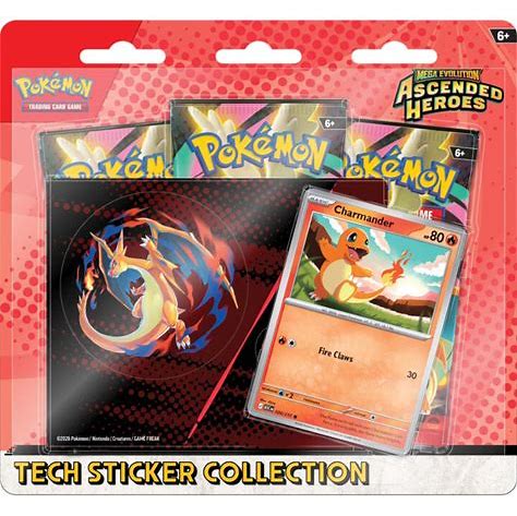 Ascended Heroes Tech Sticker Collection - Charmander